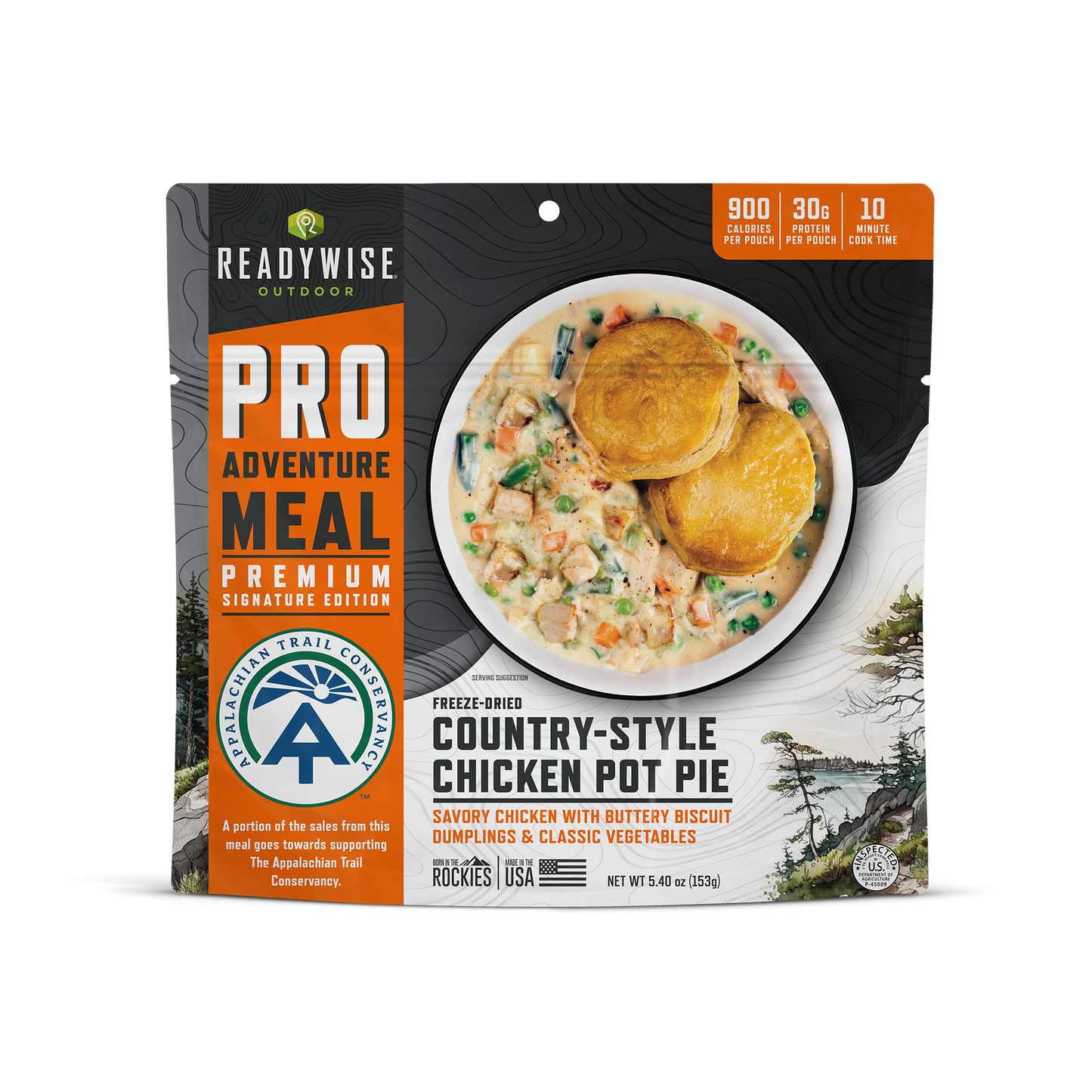 Classic Chicken Pot Pie 6 CT ReadyWise Pro Adventure Meal