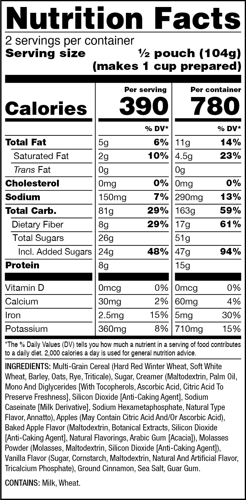 CP 6 CT Apple Cinnamon Cereal
