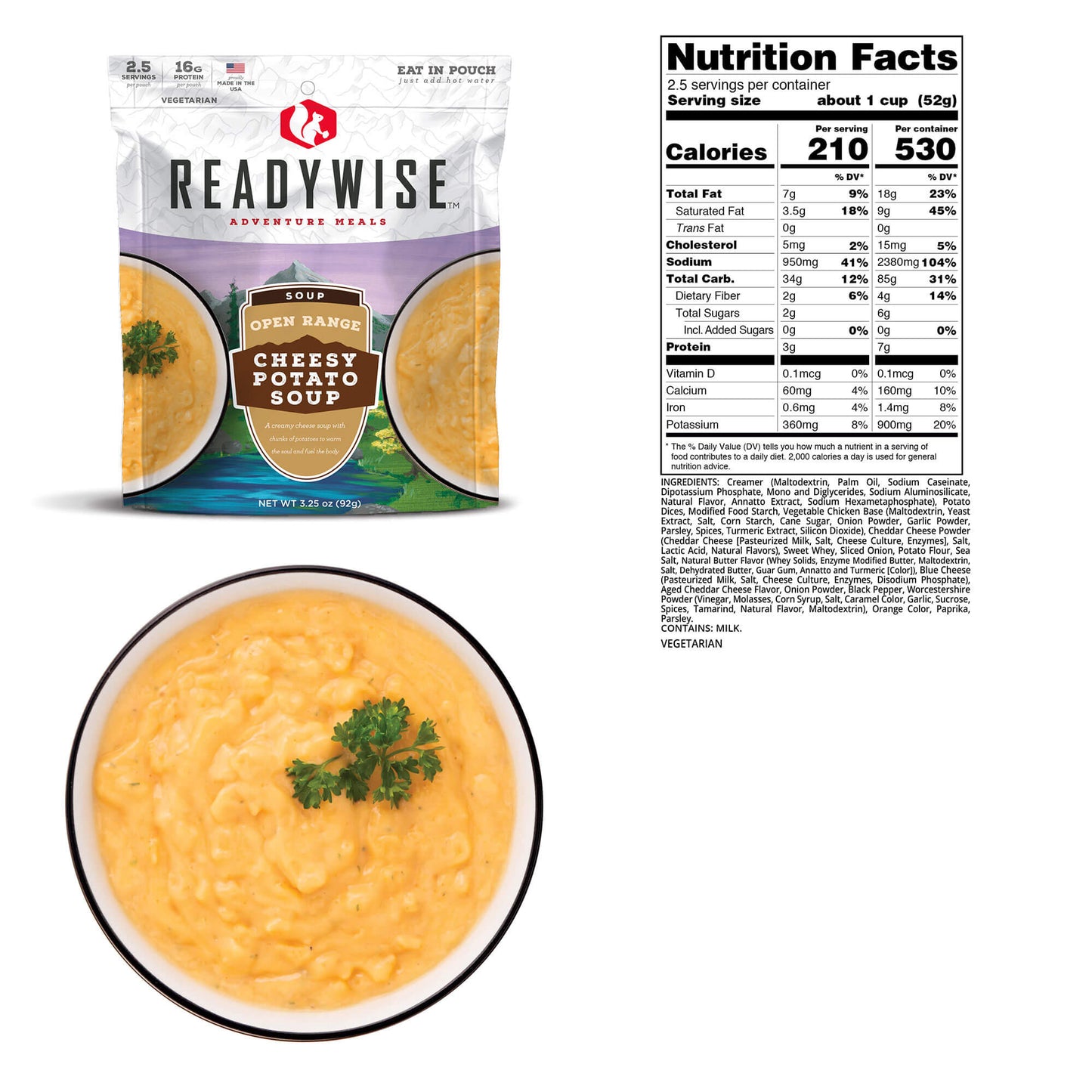 Open Range Cheesy Potato Soup 6 CT Case