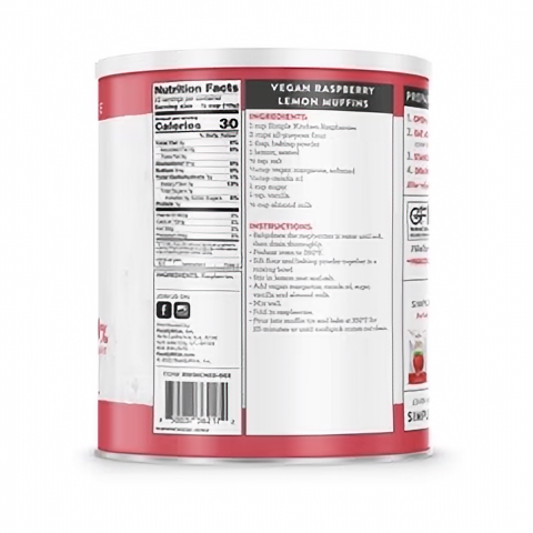 Simple Kitchen FD Raspberries - 22 Serving Can