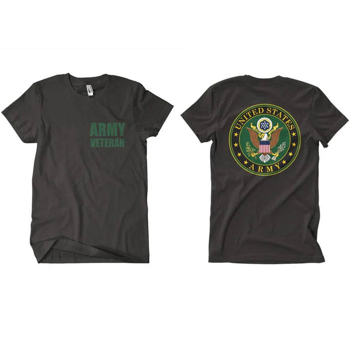 Army Veteran Two-Sided T-Shirt