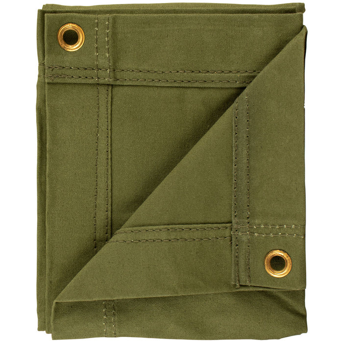 bent canvas tarp Olive Drab Canvas Tarp – Rivers Bend Outdoors