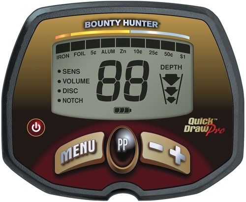 BOUNTY HUNTER "QUICK DRAW PRO" METAL DETECTOR