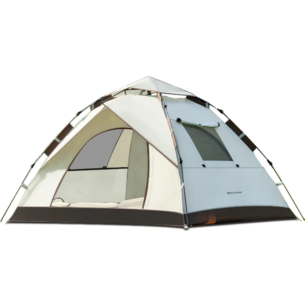 Pop Up Camping Tent for 1-2 Person-Cream