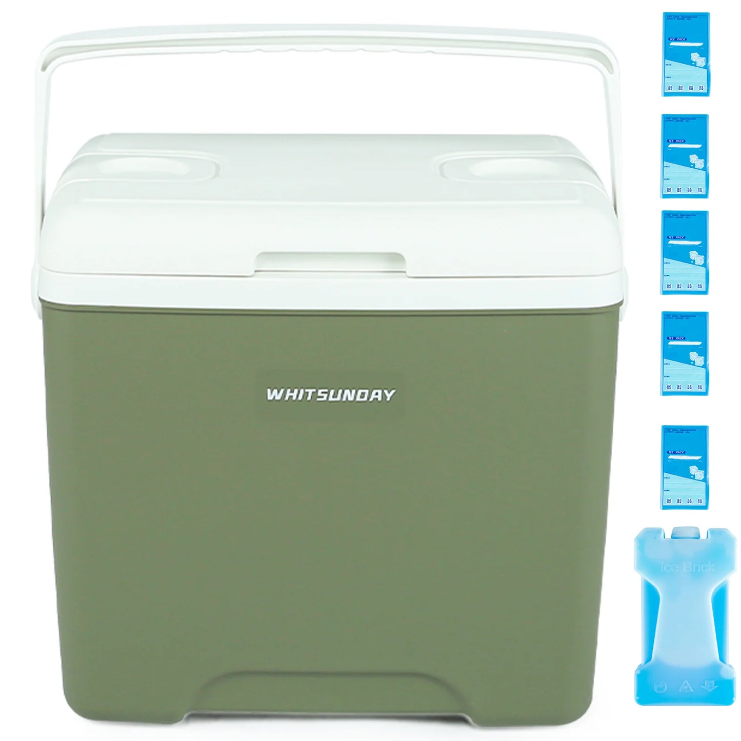 13qt Insulated Portable Cooler with Ice Retention Insulation