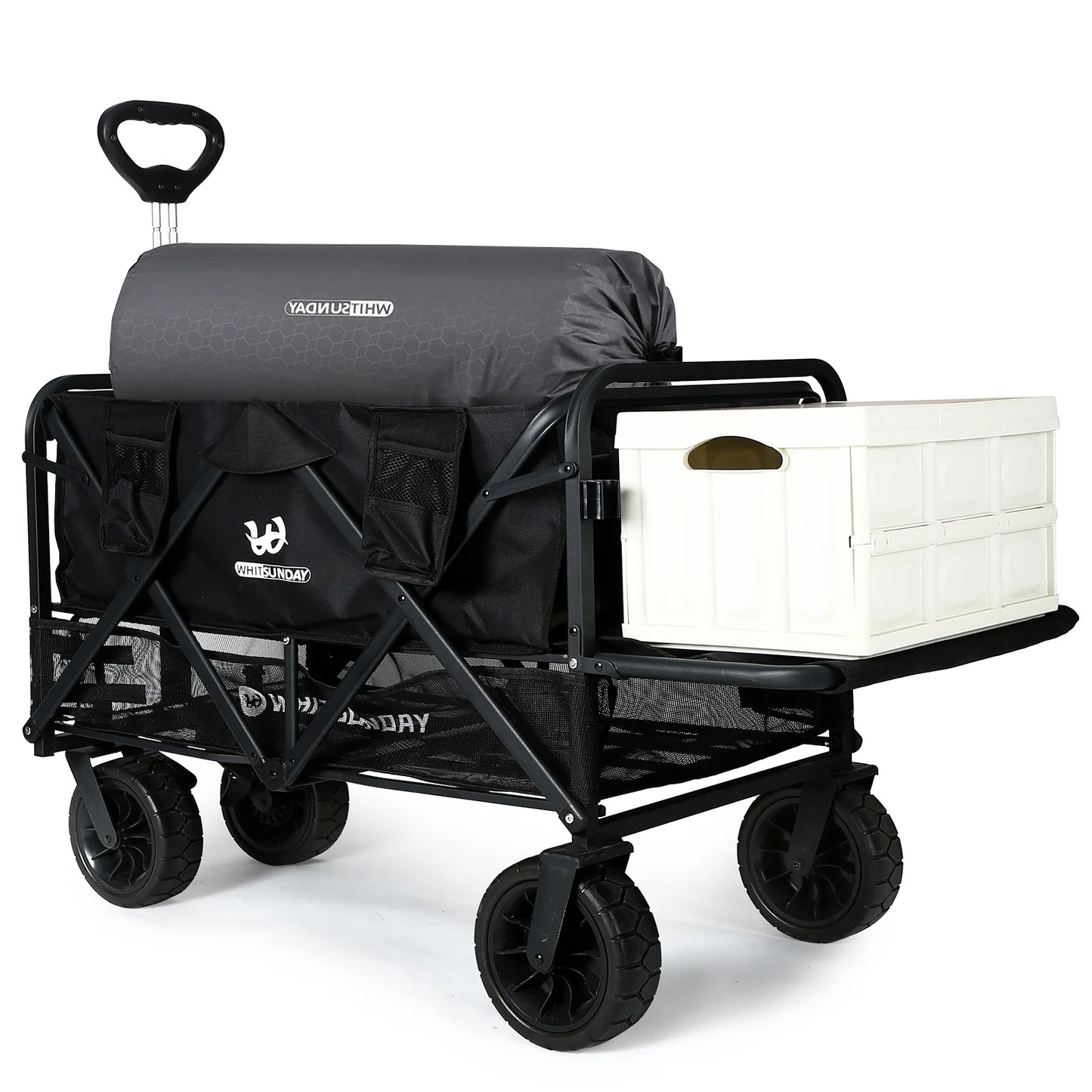 Collapsible Double Decker Wagon-Black