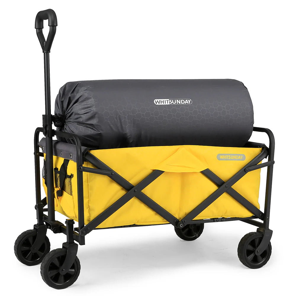 Collapsible Folding Wagon 5“ Wheels-Yellow