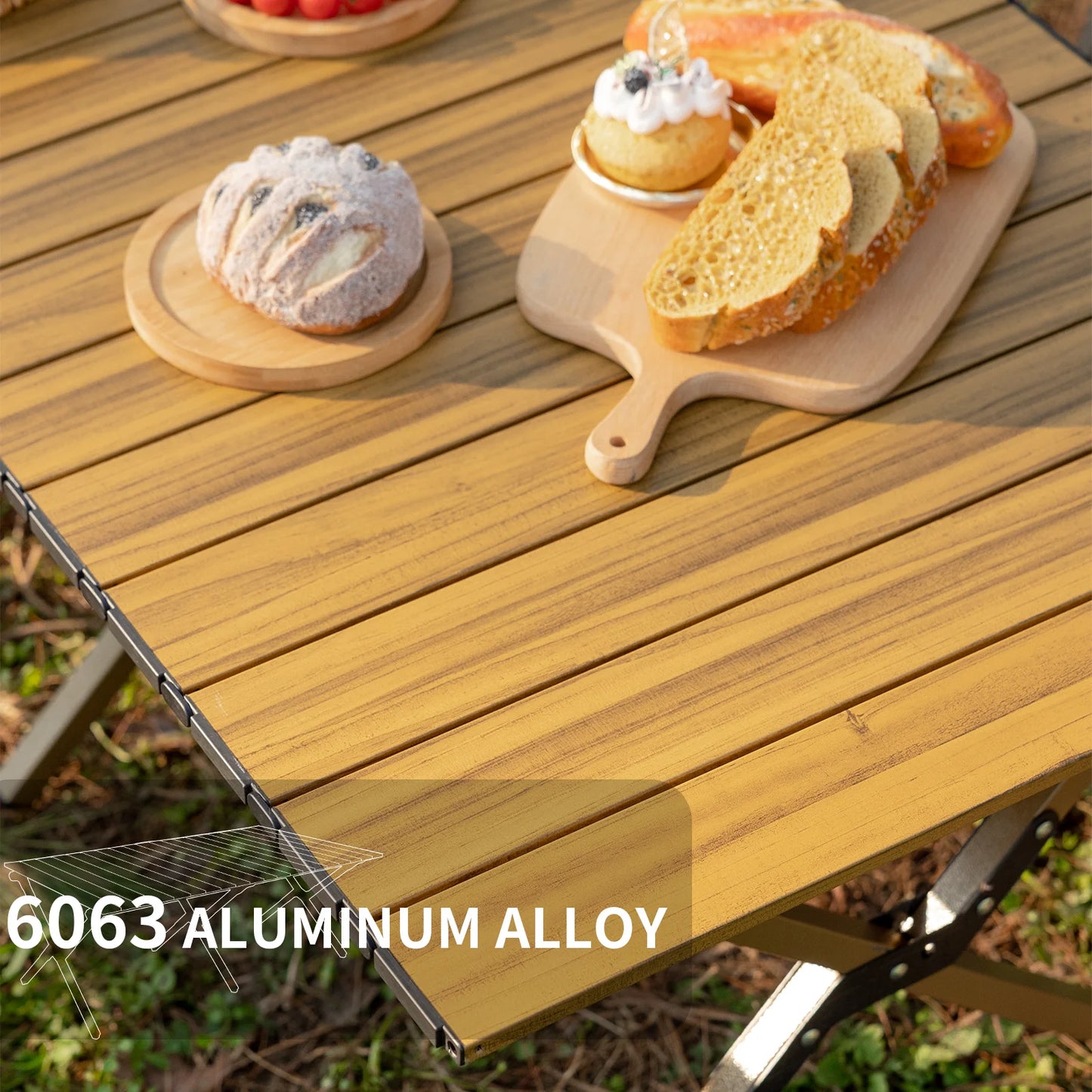 Folding Aluminum Roll-Up Table