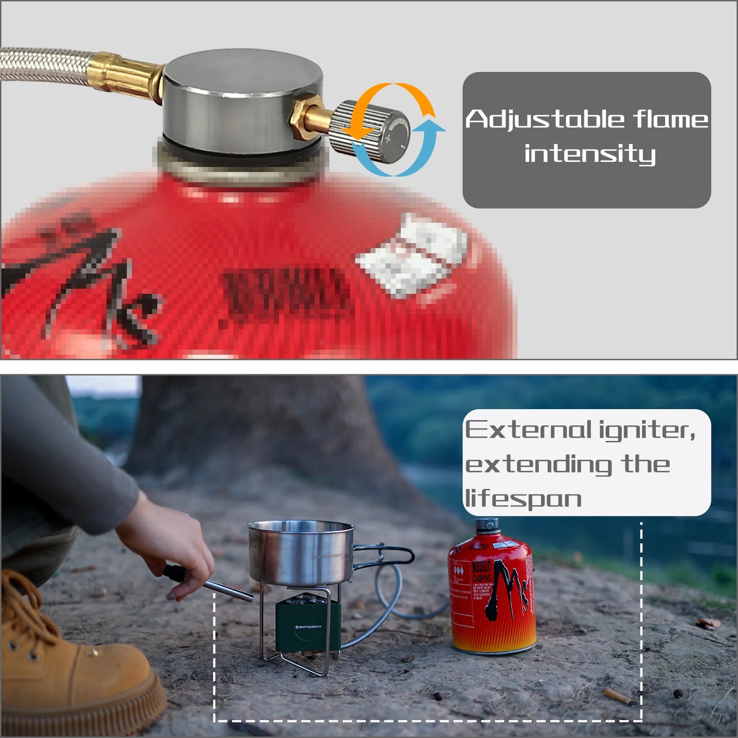 Camping Stove with 3 Burner