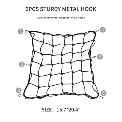 Cargo Net for Collapsible Folding Utility Wagon