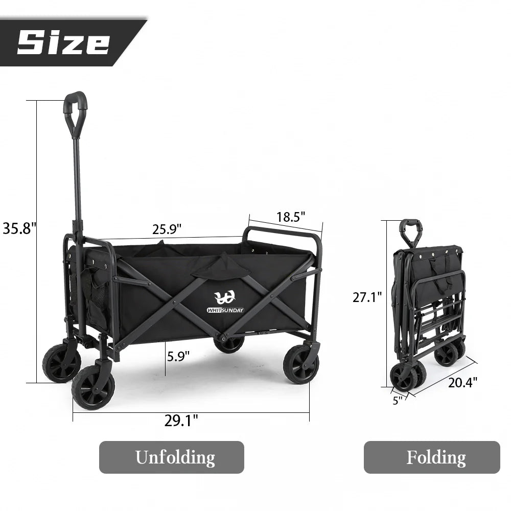 Collapsible Folding Wagon 5“ Wheels-Summer