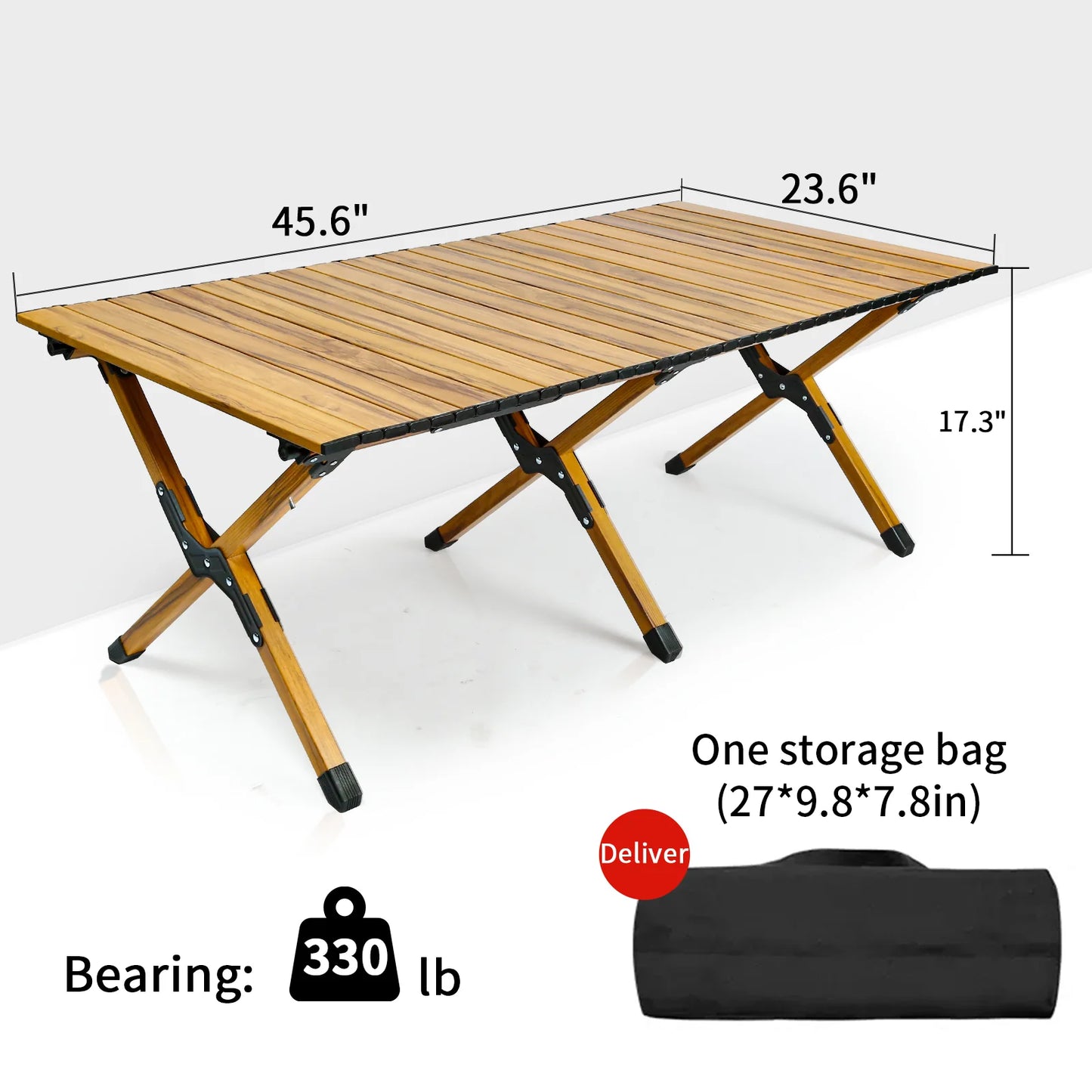 Folding Aluminum Roll-Up Table