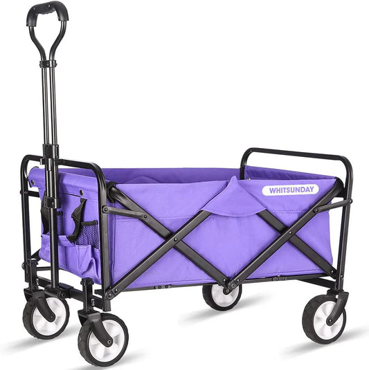 Collapsible Folding Wagon 5“ Wheels-Purple