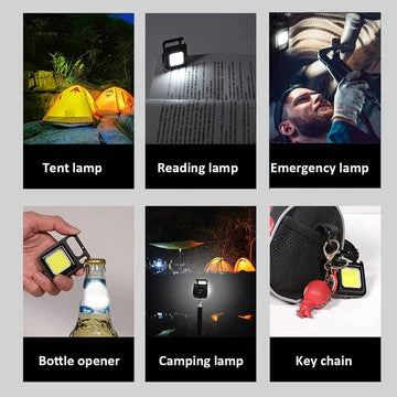 COB LED RECHARGEABLE KEYCHAIN LIGHT