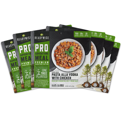 Pasta alla Vodka with Chicken 6 CT ReadyWise Pro Adventure Meal