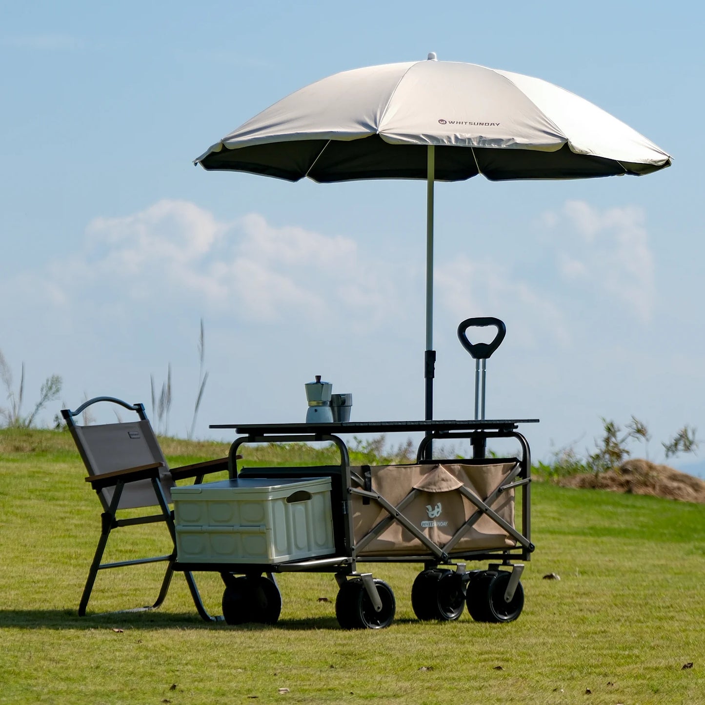 Adjustable Umbrella for outdoor Wagons