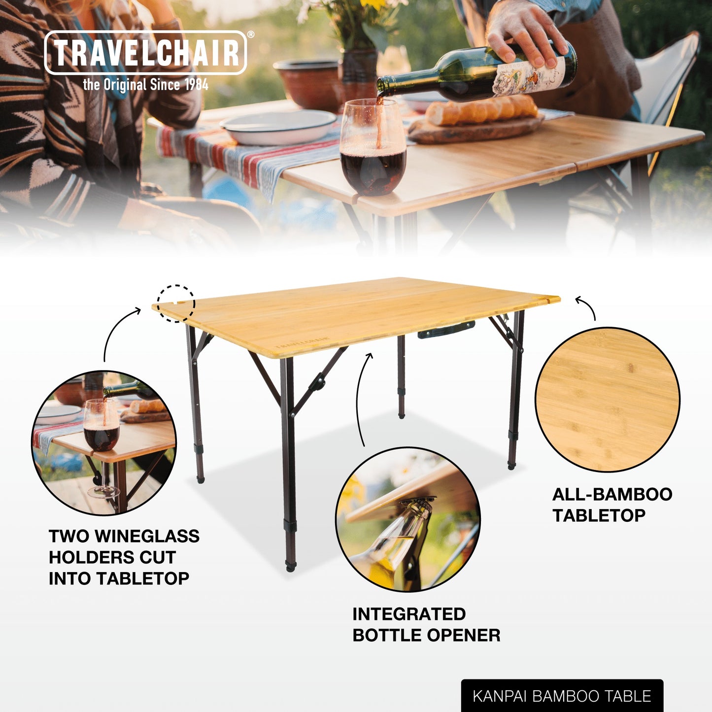 Kanpai Bamboo Table