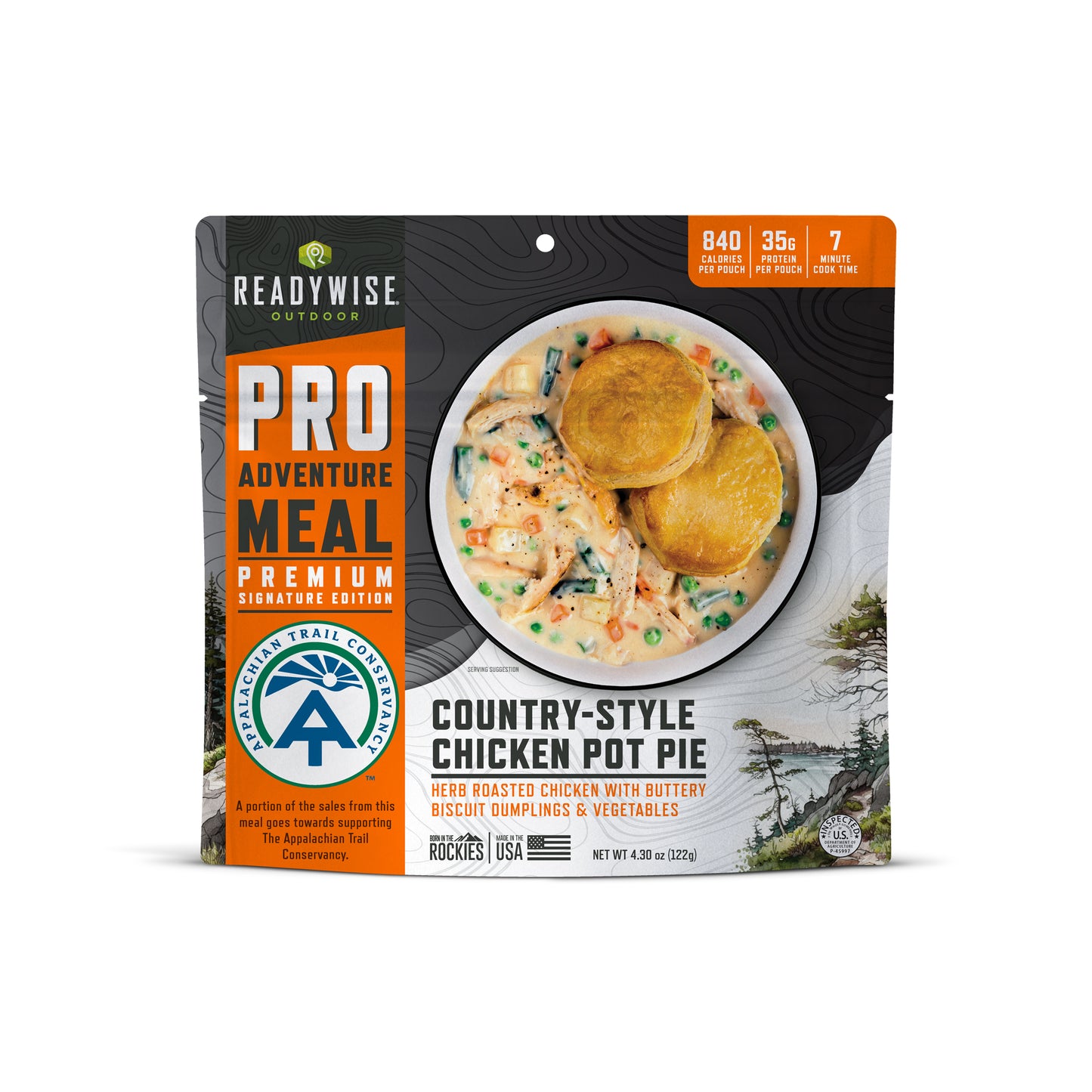 Classic Chicken Pot Pie 6 CT ReadyWise Pro Adventure Meal