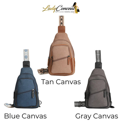Concealed Carry Indie Canvas Sling