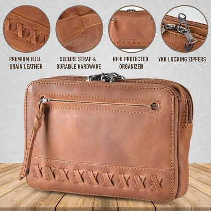 Kailey Leather Fanny Pack/Sling