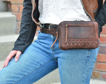 Kailey Leather Fanny Pack/Sling