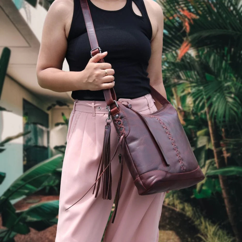 Blake Leather Crossbody Purse