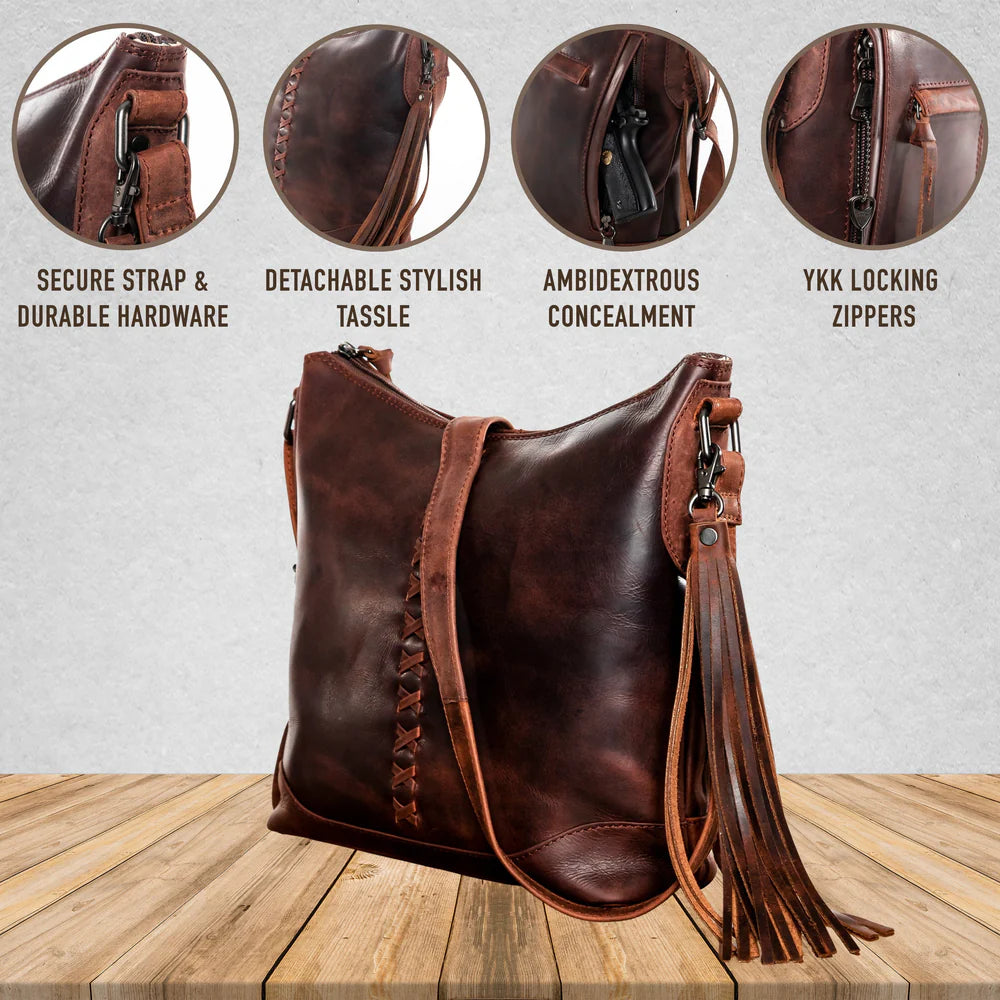 Blake Leather Crossbody Purse