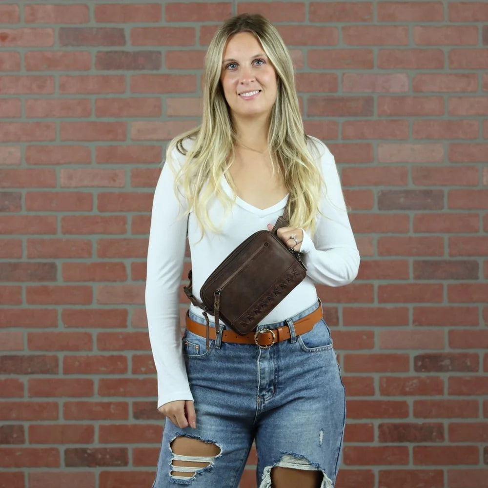 Kailey Leather Fanny Pack/Sling