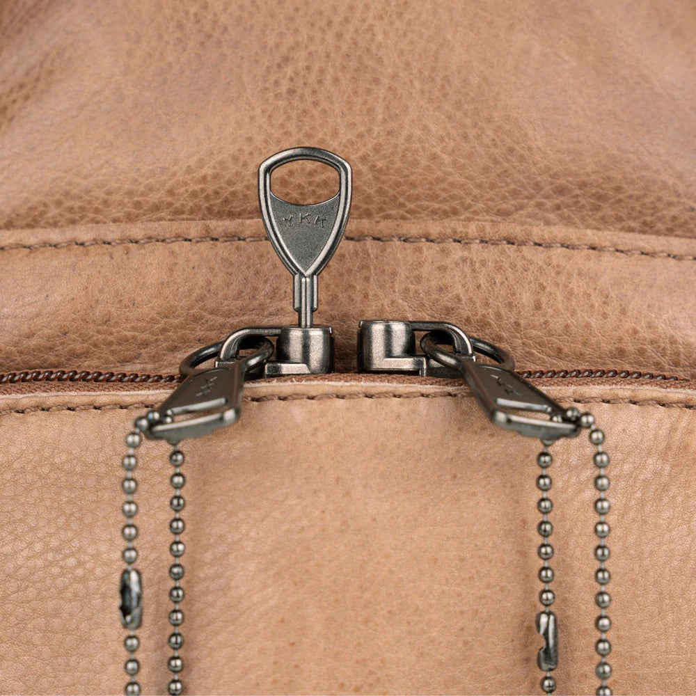 Concealed Carry Unisex Taylor Sling Leather Backpack