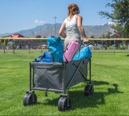 All Terrain Folding Wagon w/ Big Wheels