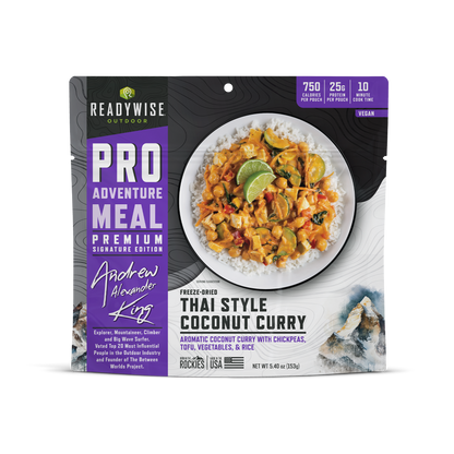 Thai Coconut Cashew Curry 6 CT ReadyWise Pro Adventure Meal