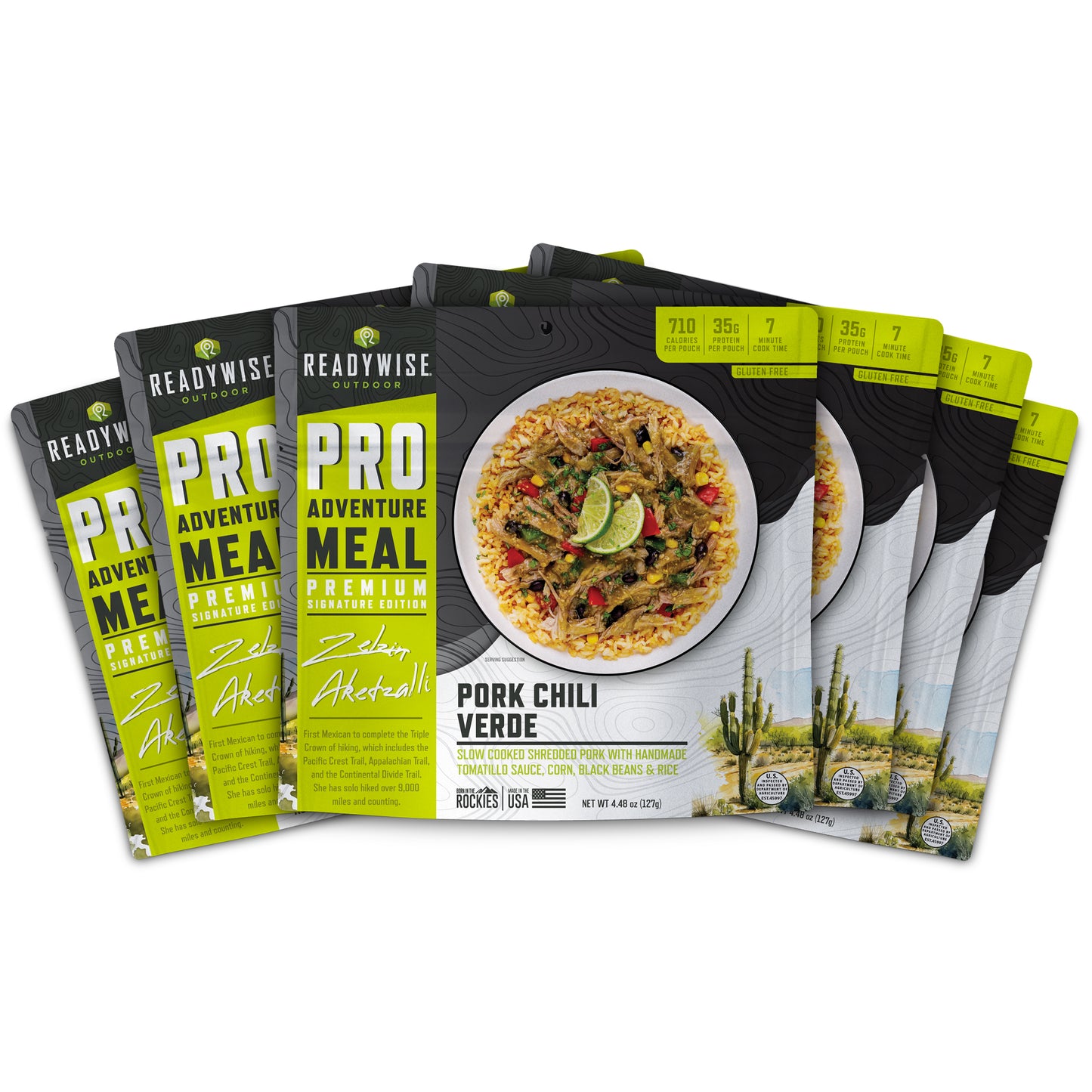 Pork Chile Verde 6 CT ReadyWise Pro Adventure Meal