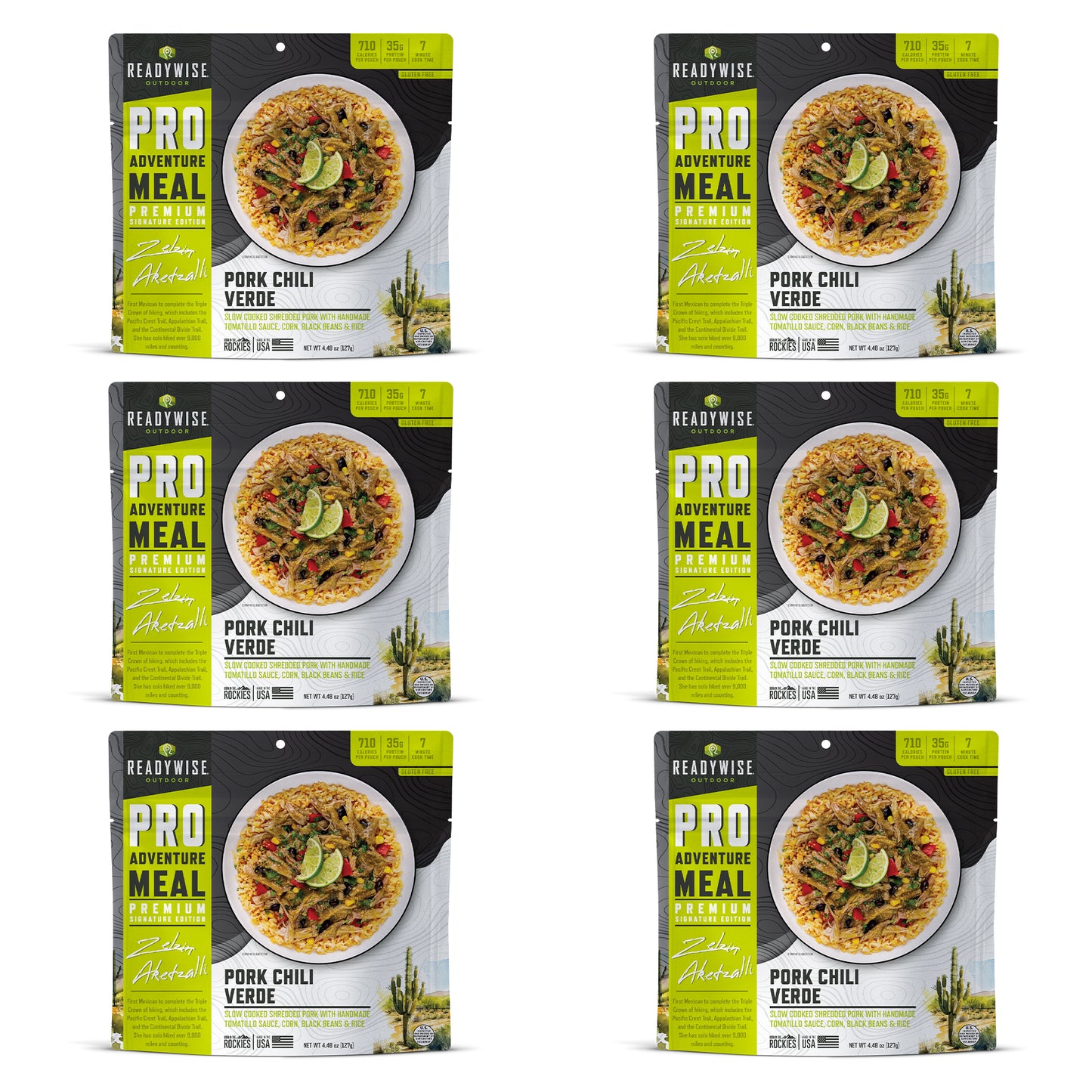 Pork Chile Verde 6 CT ReadyWise Pro Adventure Meal