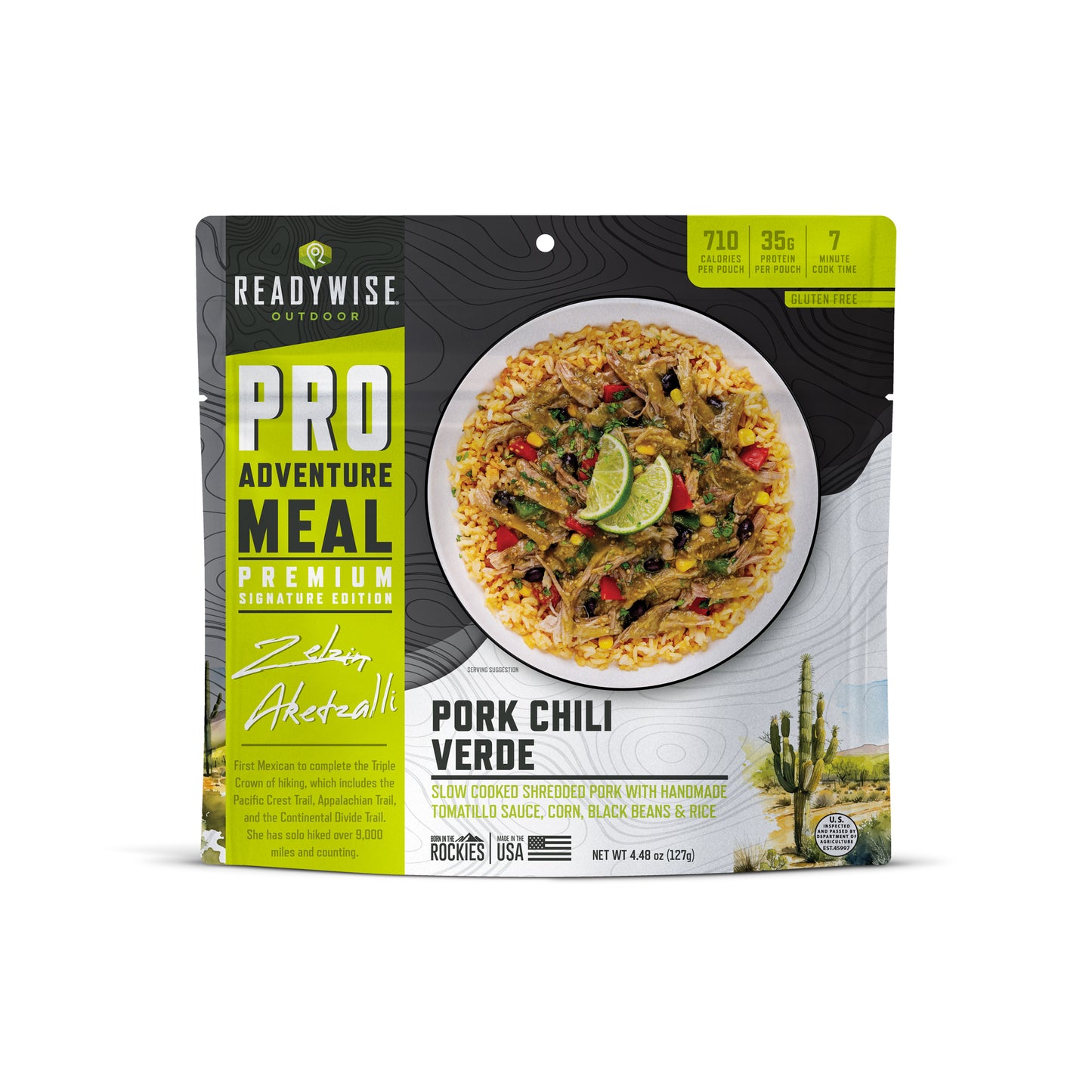 Pork Chile Verde 6 CT ReadyWise Pro Adventure Meal