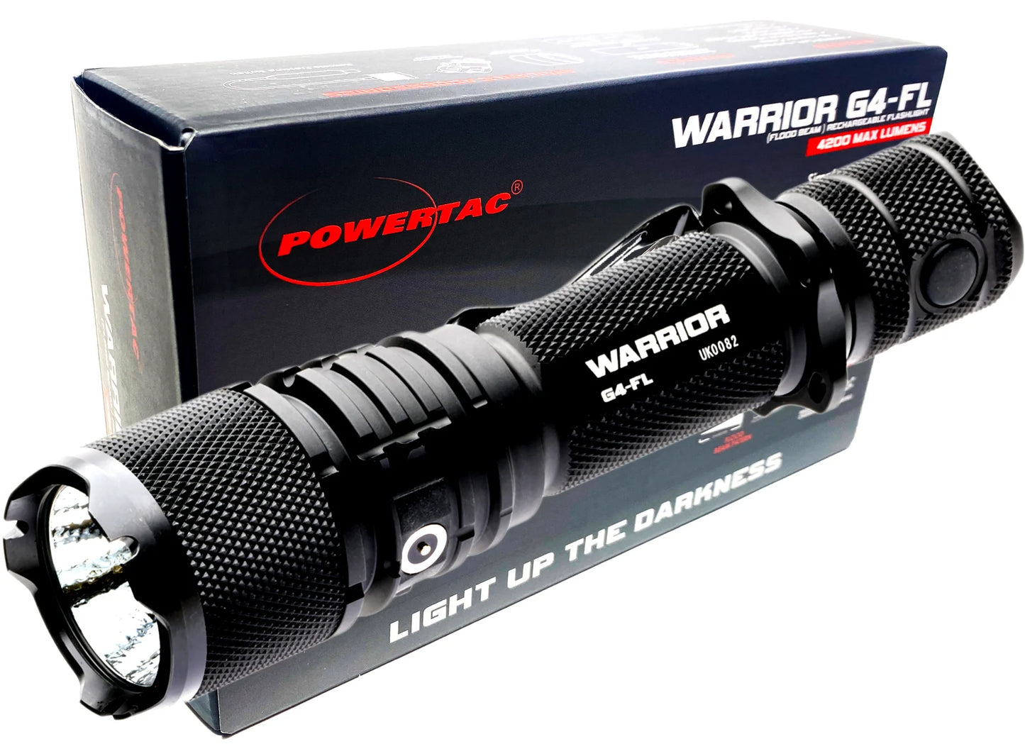 WARRIOR G4-FL - 4200 LUMEN FLASHLIGHT (WIDE BEAM)