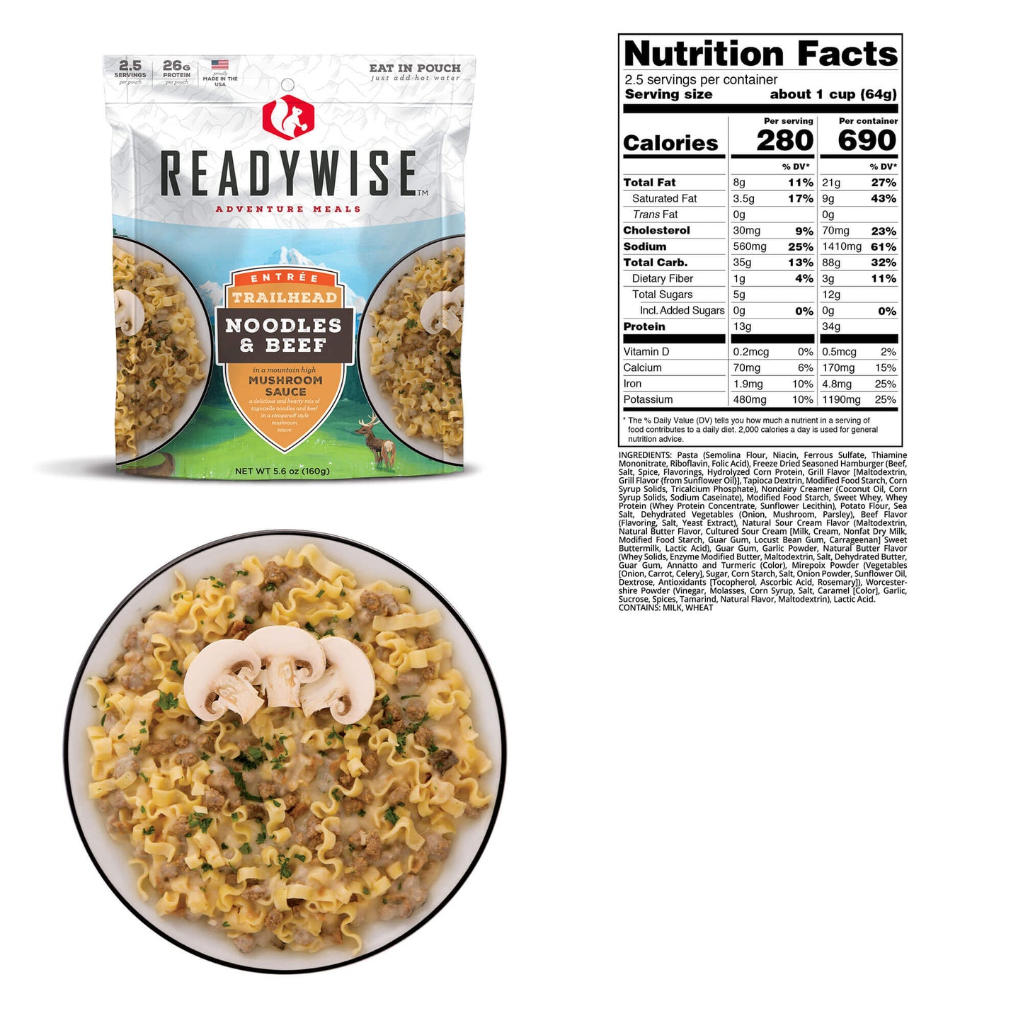 Trailhead Noodles & Beef 6 CT Case