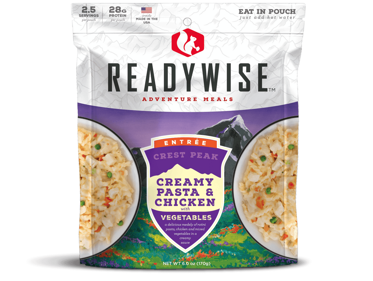 Crest Peak Creamy Pasta & Chicken 6CT Case