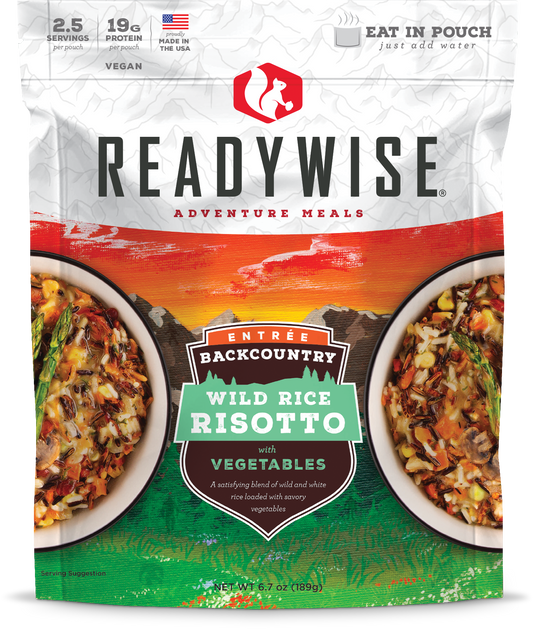 Backcountry Wild Rice Risotto with Vegetables 6 CT Case