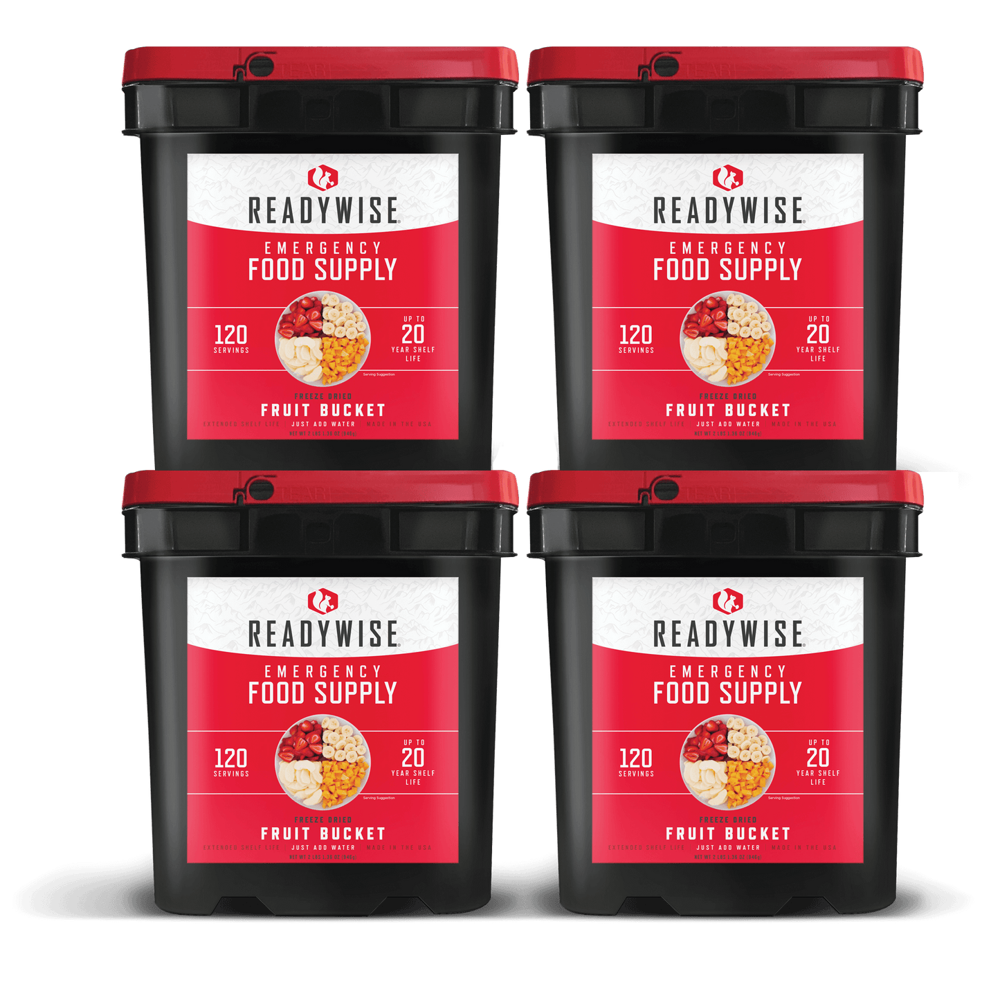 480 Serving Freeze Dried Fruit Bucket