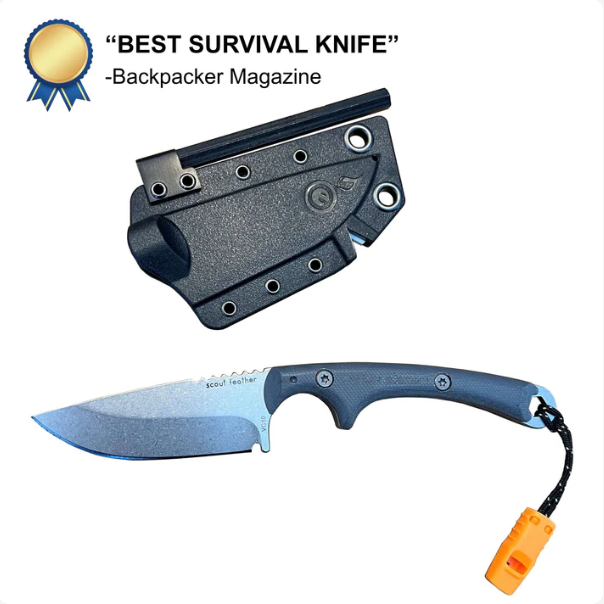 Scout Feather Adventure Survival Knife
