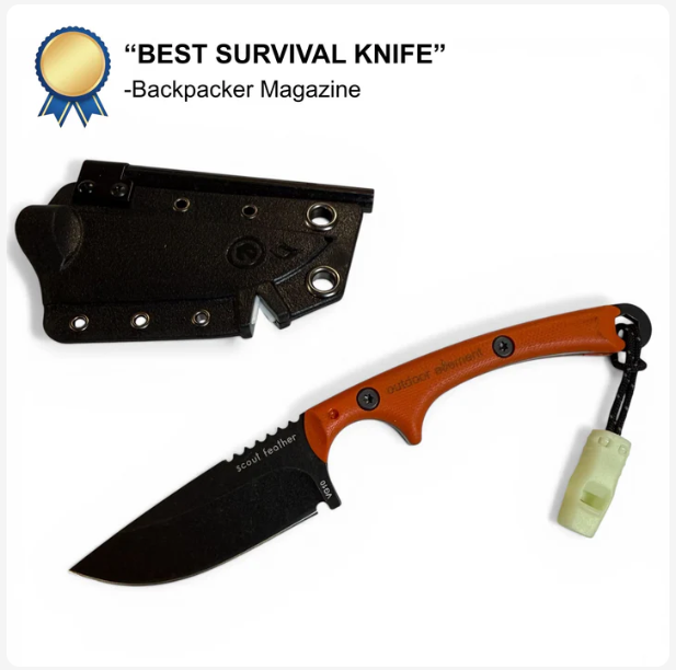 Scout Feather Adventure Survival Knife