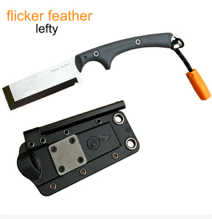 Flicker Feather Survival EDC Chisel Blade
