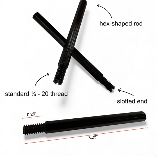 Hex Fire-Steel Replacement 3pk Ferro Rods for Scout, Flicker & Slicer Feather Knives