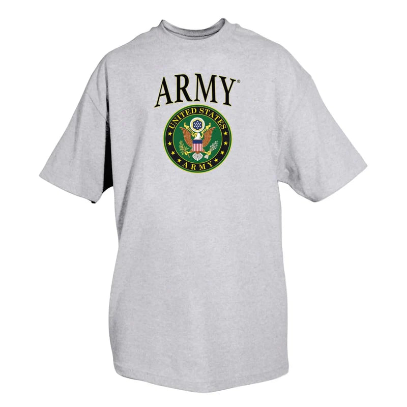 Army Crest Gray T-Shirt