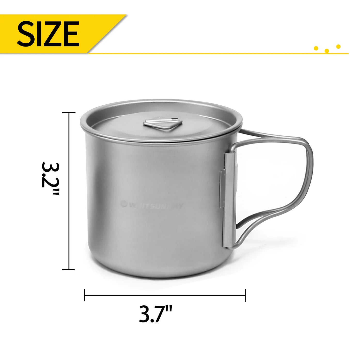 Titanium Mug with Lid