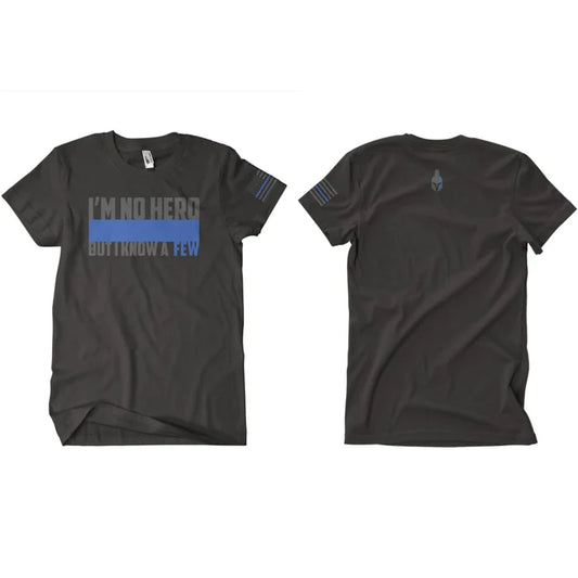 Blue Line I’m No Hero Two-Sided T-Shirt