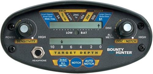 BOUNTY HUNTER "QUICK DRAW II" ADVANCED METAL DETECTOR